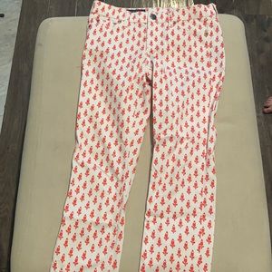 J. Crew cropped matchstick jeans